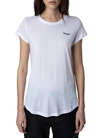 Amour Short-Sleeve Cotton T-Shirt