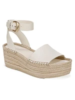 Belisa Leather Platform Espadrilles