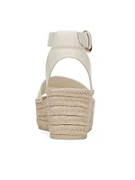 Belisa Leather Platform Espadrilles