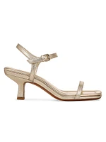 Coco 60MM Metallic Leather Sandals