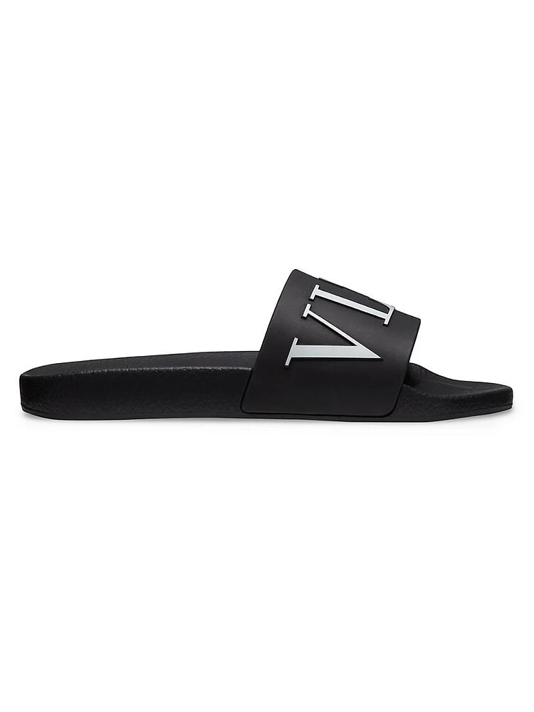 VLTN Rubber Slider Sandals