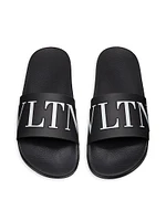 VLTN Rubber Slider Sandals