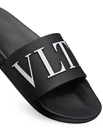 VLTN Rubber Slider Sandals