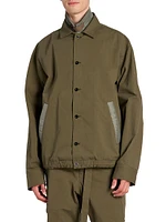 Ripstop Cotton-Blend Field Jacket