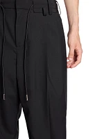 Drawstring Suiting Pants