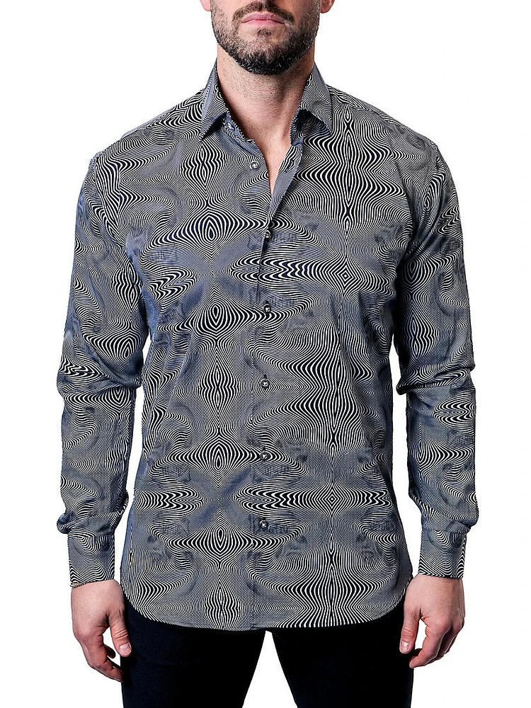 Fibonacci Fission Skull Shirt