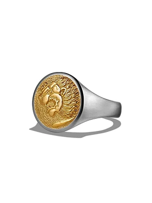 Petrvs Lion Pinky Ring Sterling Silver