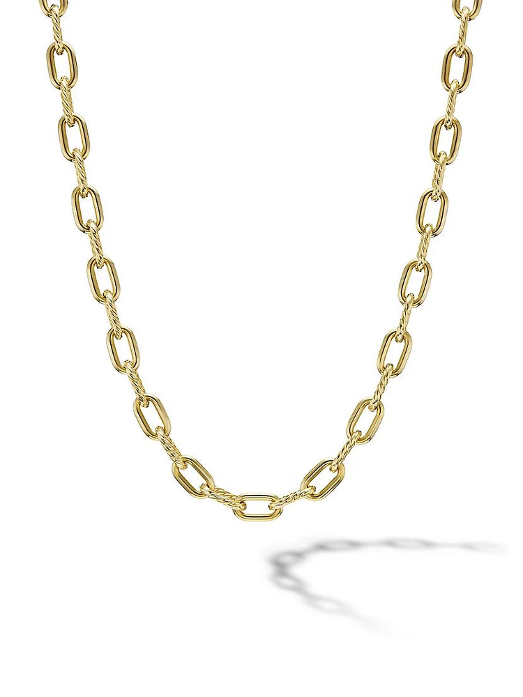 DY Madison Chain Necklace 18K Yellow Gold