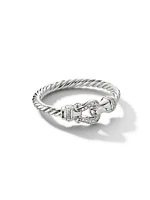 Petite Buckle Ring 18K White Gold