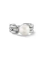 DY Madison Pearl Ring In Sterling Silver