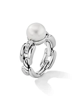 DY Madison Pearl Ring In Sterling Silver