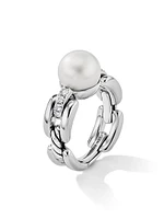 DY Madison Pearl Ring Sterling Silver