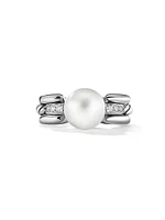 DY Madison Pearl Ring Sterling Silver