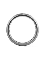 Streamline Beveled Band Ring Titanium, 8.5mm