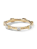 Cable Collectibles Stack Ring in 18K Yellow Gold