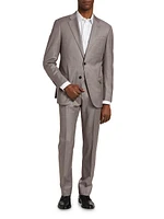 Nailhead Wool Single-Breasted Suit