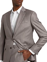 Nailhead Wool Single-Breasted Suit