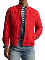 Quilted Bomber Jacket