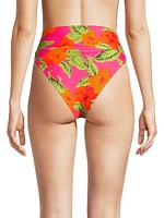 Highway Floral High-Rise Bikini Bottom