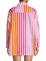 Alexa Striped Button-Up Shirt