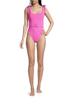 Sydney Belted One-Piece Swimsuit