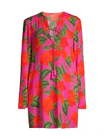 Luana Floral Caftan Cover-Up