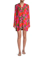 Luana Floral Caftan Cover-Up