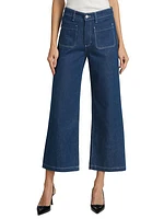 Kassie Cropped Wide-Leg Jeans