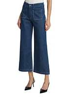 Kassie Cropped Wide-Leg Jeans