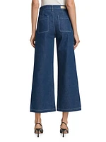 Kassie Cropped Wide-Leg Jeans