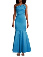 Stretch Satin Mermaid Gown