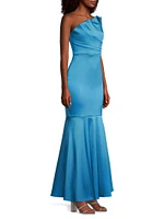 Stretch Satin Mermaid Gown