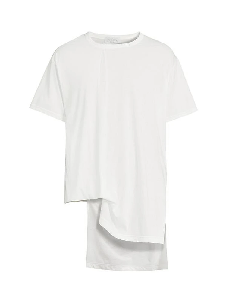 Asymmetric Cotton T-Shirt