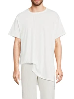 Asymmetric Cotton T-Shirt