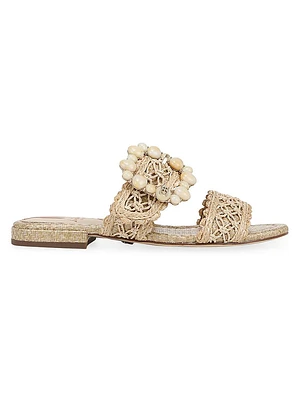 Elisa Floral Slide Sandals