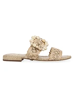 Elisa Floral Slide Sandals