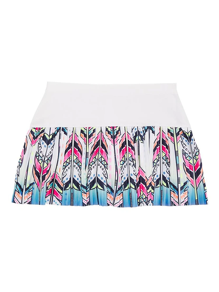 Little Girl's & Novelty Tennis Crew Pleated Skirt