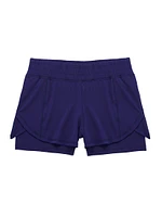 Little Girl's & Essentials Match Point Short