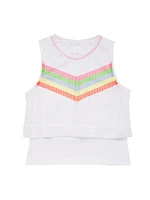 Little Girl's & Palm Island Coco Chevron Tank Top