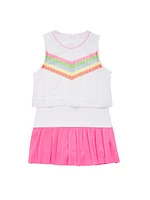 Little Girl's & Essentials Pleated Skirt