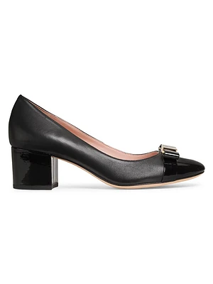 Bowdie Leather Pumps