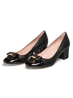 Bowdie Leather Pumps