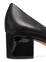 Bowdie Leather Pumps