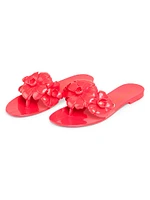 Jaylee Floral Jelly Sandals