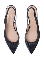 Veronica Leather Slingback Flats