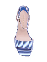 Delphine Poplin Canvas Sandals