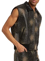 Studded Leather Vest