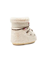 Icon Low Faux Fur & Beaded Moon Boots