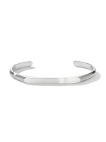 Streamline Cuff Bracelet In Sterling Silver