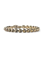 Memento Mori Skull Bead Bracelet In 18K Yellow Gold